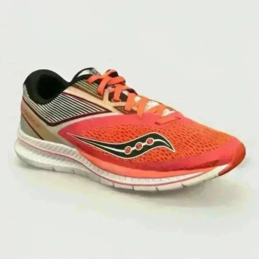 Saucony Kinvara Women's Size 8.5 Sneaker Running Shoe Orange Black